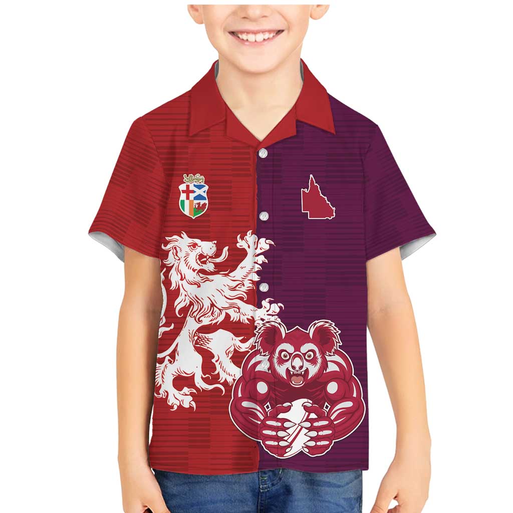 Custom British Lions Brumbies Family Matching Mermaid Dress and Hawaiian Shirt Unique Style - Aussie Hoodie