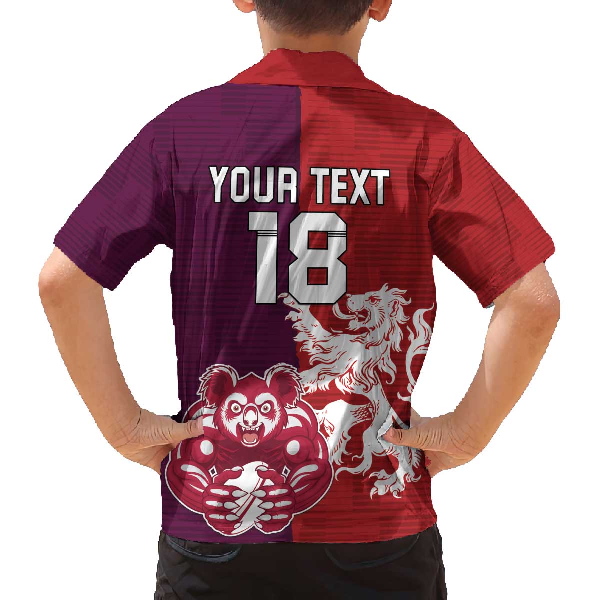 Custom British Lions Brumbies Family Matching Off The Shoulder Long Sleeve Dress and Hawaiian Shirt Unique Style - Aussie Hoodie