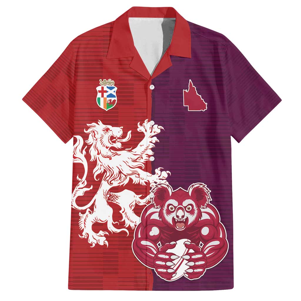 Custom British Lions Brumbies Family Matching Off Shoulder Maxi Dress and Hawaiian Shirt Unique Style - Aussie Hoodie