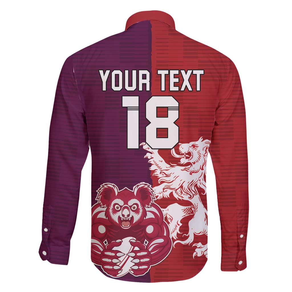 Custom British Lions Brumbies Family Matching Off Shoulder Short Dress and Hawaiian Shirt Unique Style - Aussie Hoodie