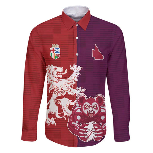 Custom British Lions Brumbies Family Matching Puletasi and Hawaiian Shirt Unique Style - Aussie Hoodie