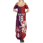 Custom British Lions Brumbies Family Matching Summer Maxi Dress and Hawaiian Shirt Unique Style - Aussie Hoodie