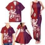 Custom British Lions Brumbies Family Matching Tank Maxi Dress and Hawaiian Shirt Unique Style - Aussie Hoodie
