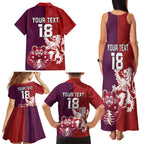 Custom British Lions Brumbies Family Matching Tank Maxi Dress and Hawaiian Shirt Unique Style - Aussie Hoodie