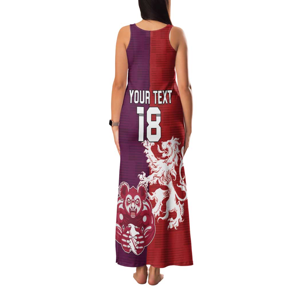 Custom British Lions Brumbies Family Matching Tank Maxi Dress and Hawaiian Shirt Unique Style - Aussie Hoodie