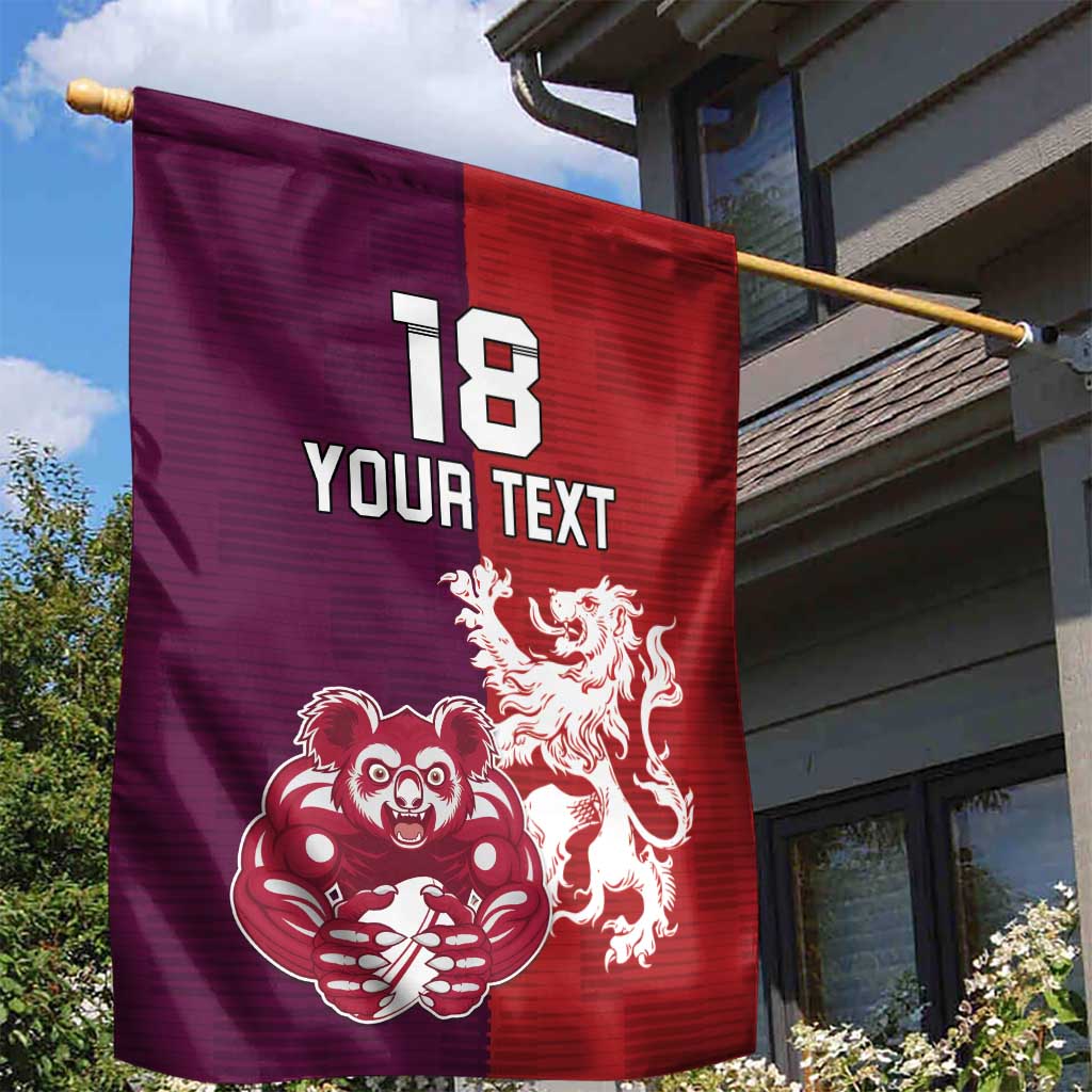 Custom British Lions Brumbies Garden Flag Unique Style - Aussie Hoodie