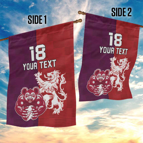 Custom British Lions Brumbies Garden Flag Unique Style - Aussie Hoodie