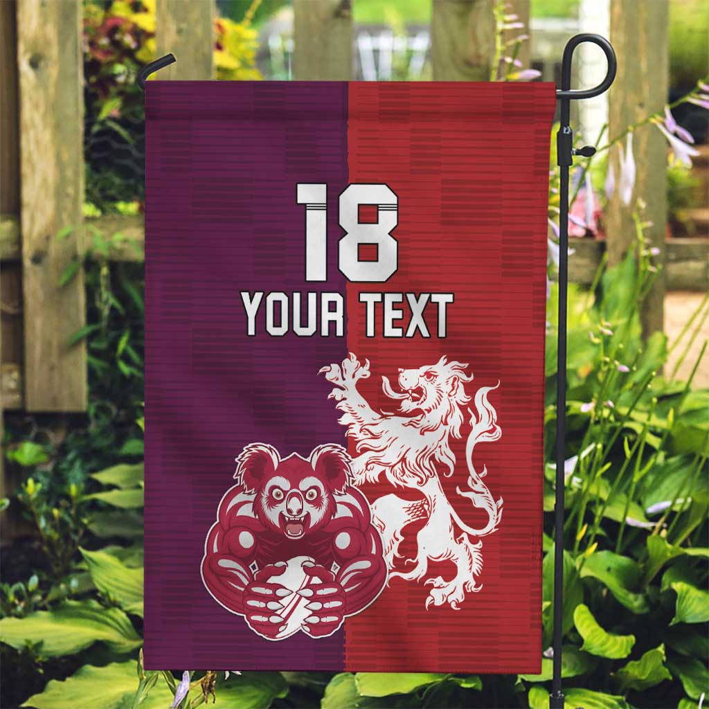 Custom British Lions Brumbies Garden Flag Unique Style - Aussie Hoodie