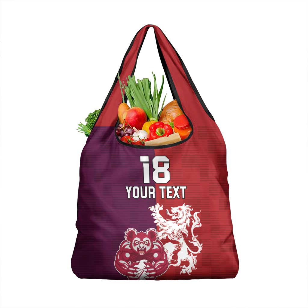 Custom British Lions Brumbies Grocery Bag Unique Style - Aussie Hoodie
