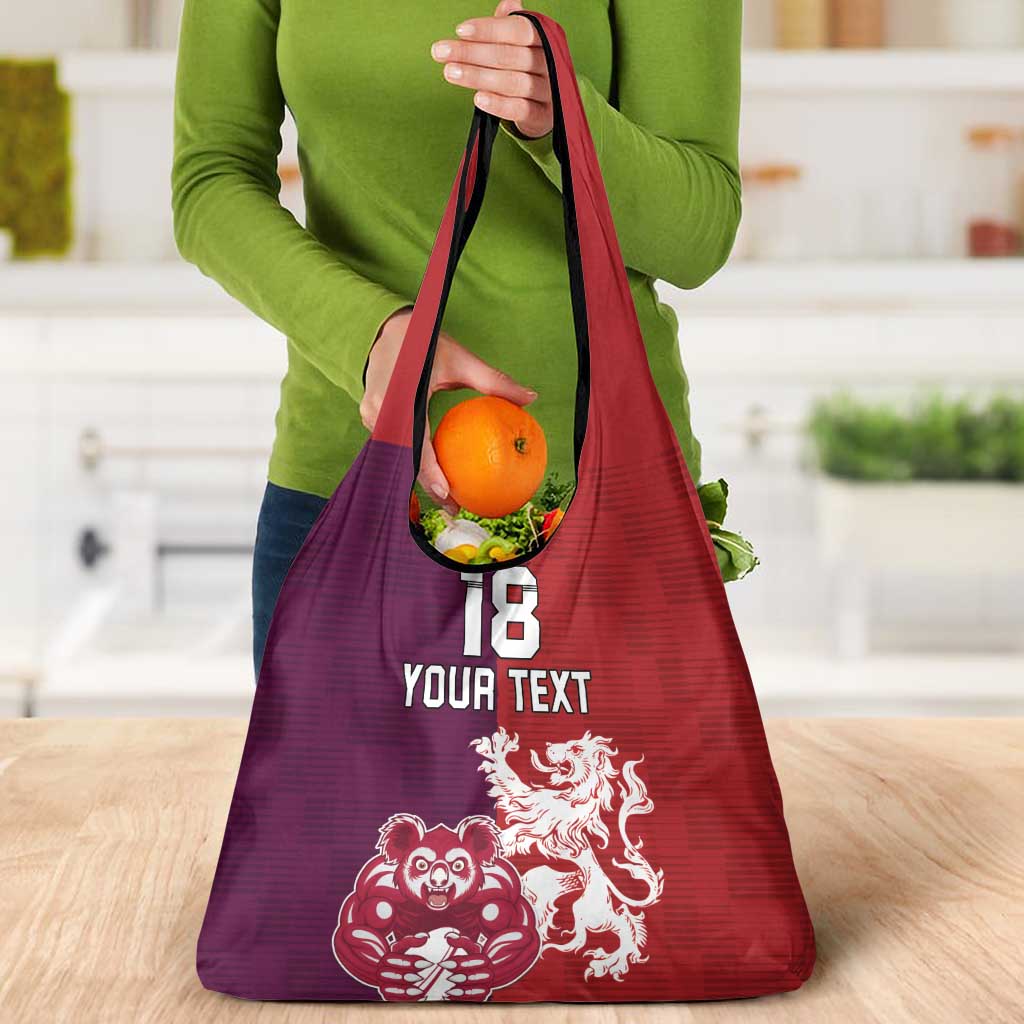 Custom British Lions Brumbies Grocery Bag Unique Style - Aussie Hoodie
