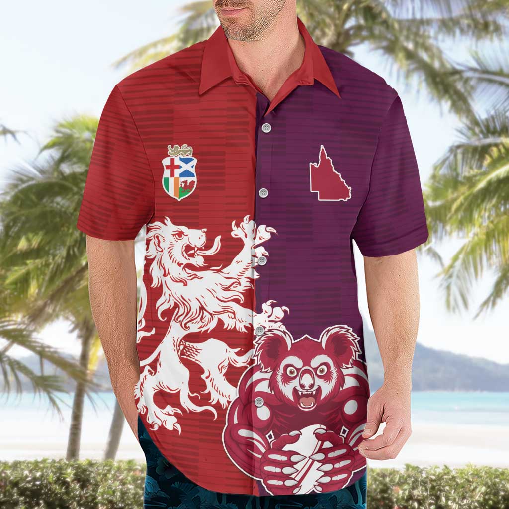 Custom British Lions Brumbies Hawaiian Shirt Unique Style - Aussie Hoodie