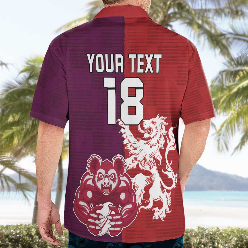 Custom British Lions Brumbies Hawaiian Shirt Unique Style - Aussie Hoodie