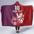 Custom British Lions Brumbies Hooded Blanket Unique Style - Aussie Hoodie