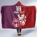 Custom British Lions Brumbies Hooded Blanket Unique Style - Aussie Hoodie