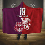 Custom British Lions Brumbies Hooded Blanket Unique Style - Aussie Hoodie