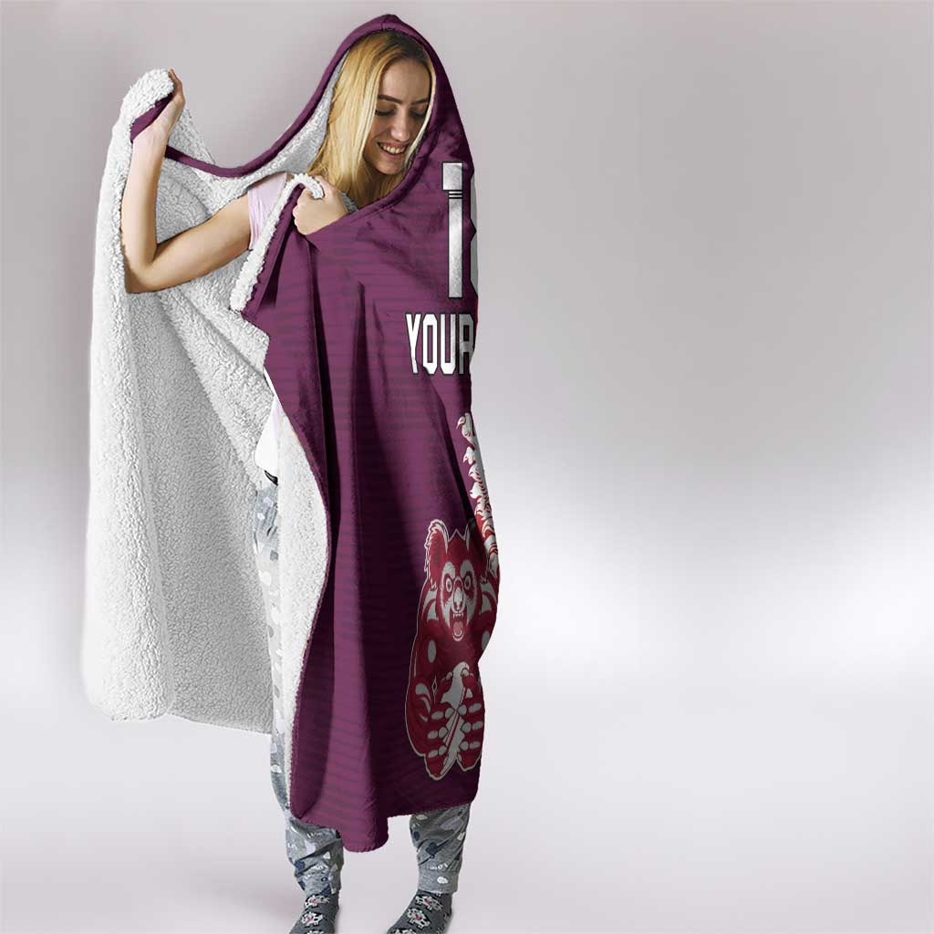 Custom British Lions Brumbies Hooded Blanket Unique Style - Aussie Hoodie