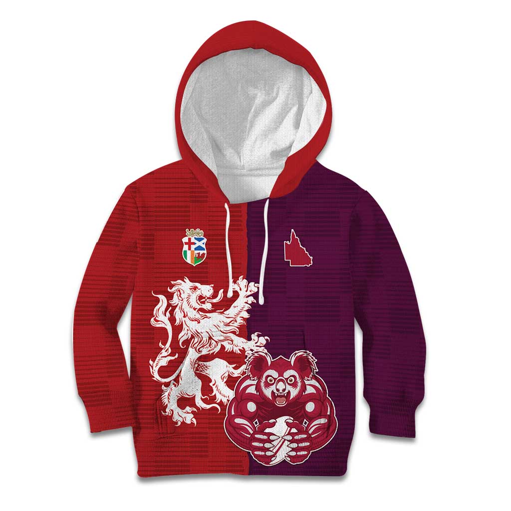 Custom British Lions Brumbies Kid Hoodie Unique Style - Aussie Hoodie