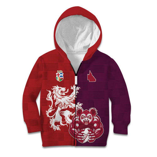 Custom British Lions Brumbies Kid Hoodie Unique Style - Aussie Hoodie