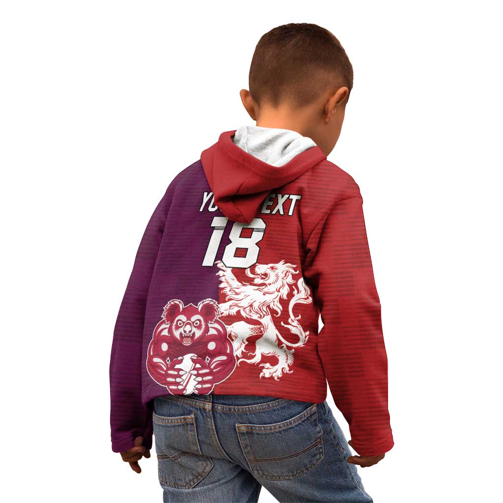 Custom British Lions Brumbies Kid Hoodie Unique Style - Aussie Hoodie