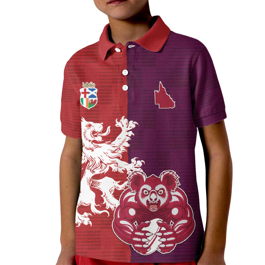 Custom British Lions Brumbies Kid Polo Shirt Unique Style - Aussie Hoodie