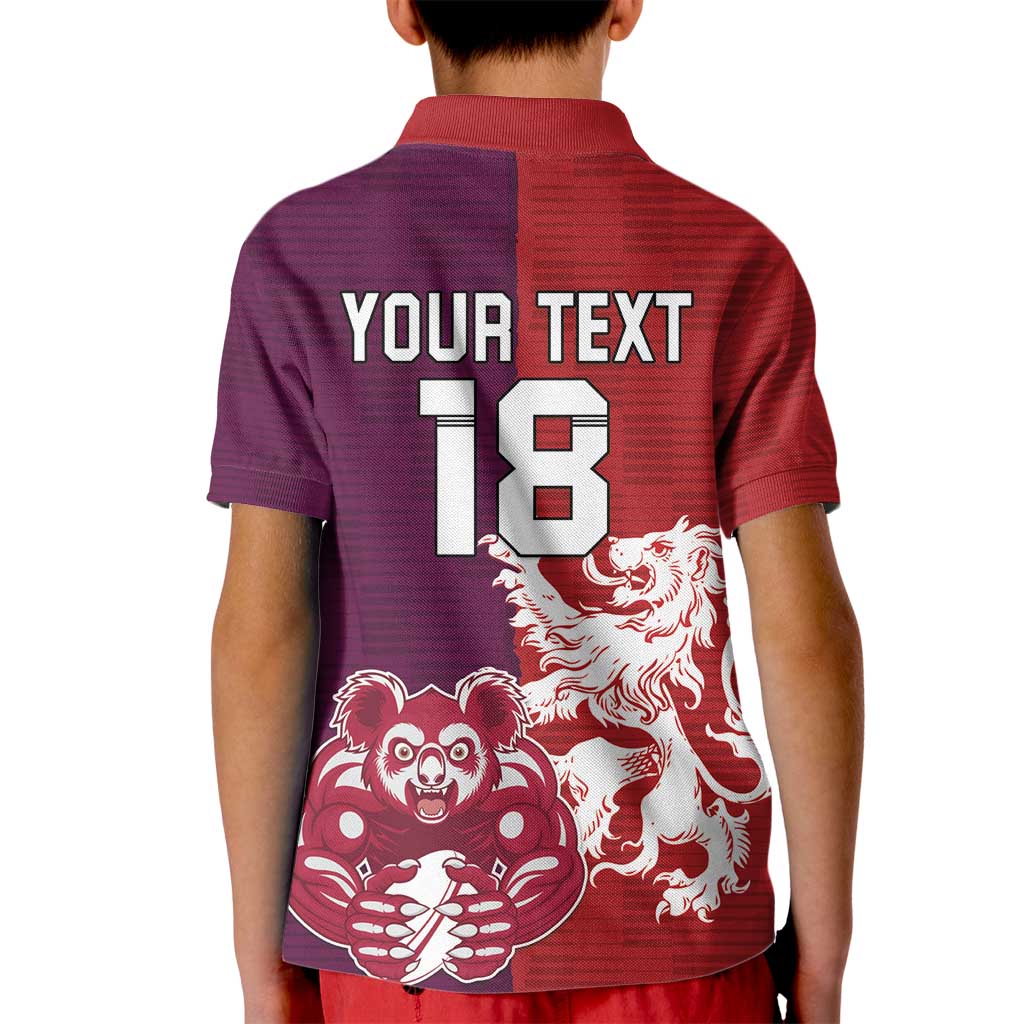 Custom British Lions Brumbies Kid Polo Shirt Unique Style - Aussie Hoodie