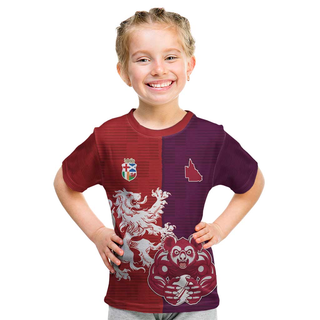 Custom British Lions Brumbies Kid T Shirt Unique Style - Aussie Hoodie