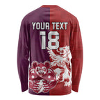 Custom British Lions Brumbies Long Sleeve Shirt Unique Style - Aussie Hoodie