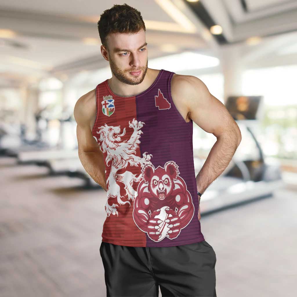 Custom British Lions Brumbies Men Tank Top Unique Style - Aussie Hoodie