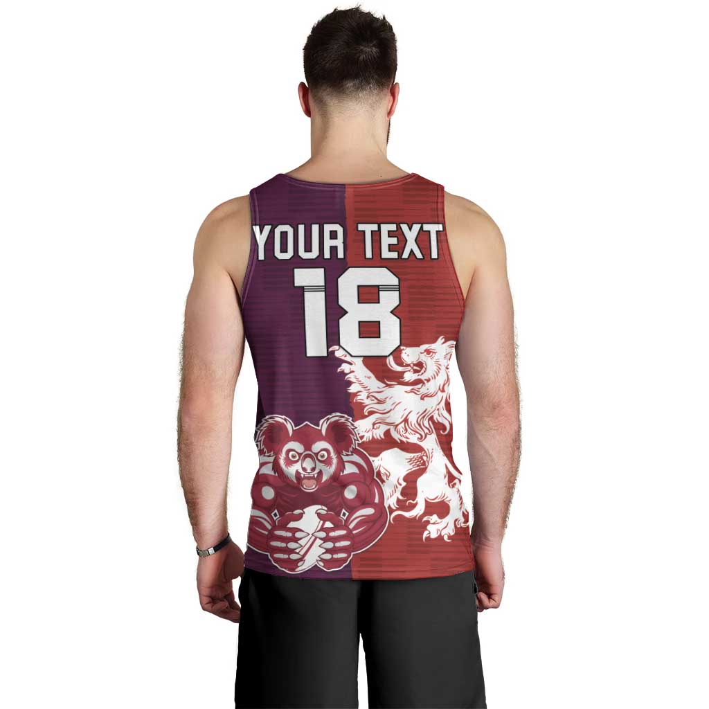 Custom British Lions Brumbies Men Tank Top Unique Style - Aussie Hoodie