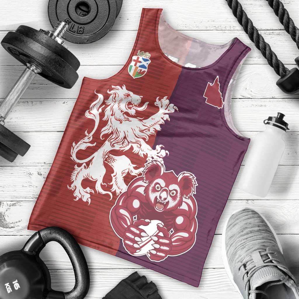 Custom British Lions Brumbies Men Tank Top Unique Style - Aussie Hoodie