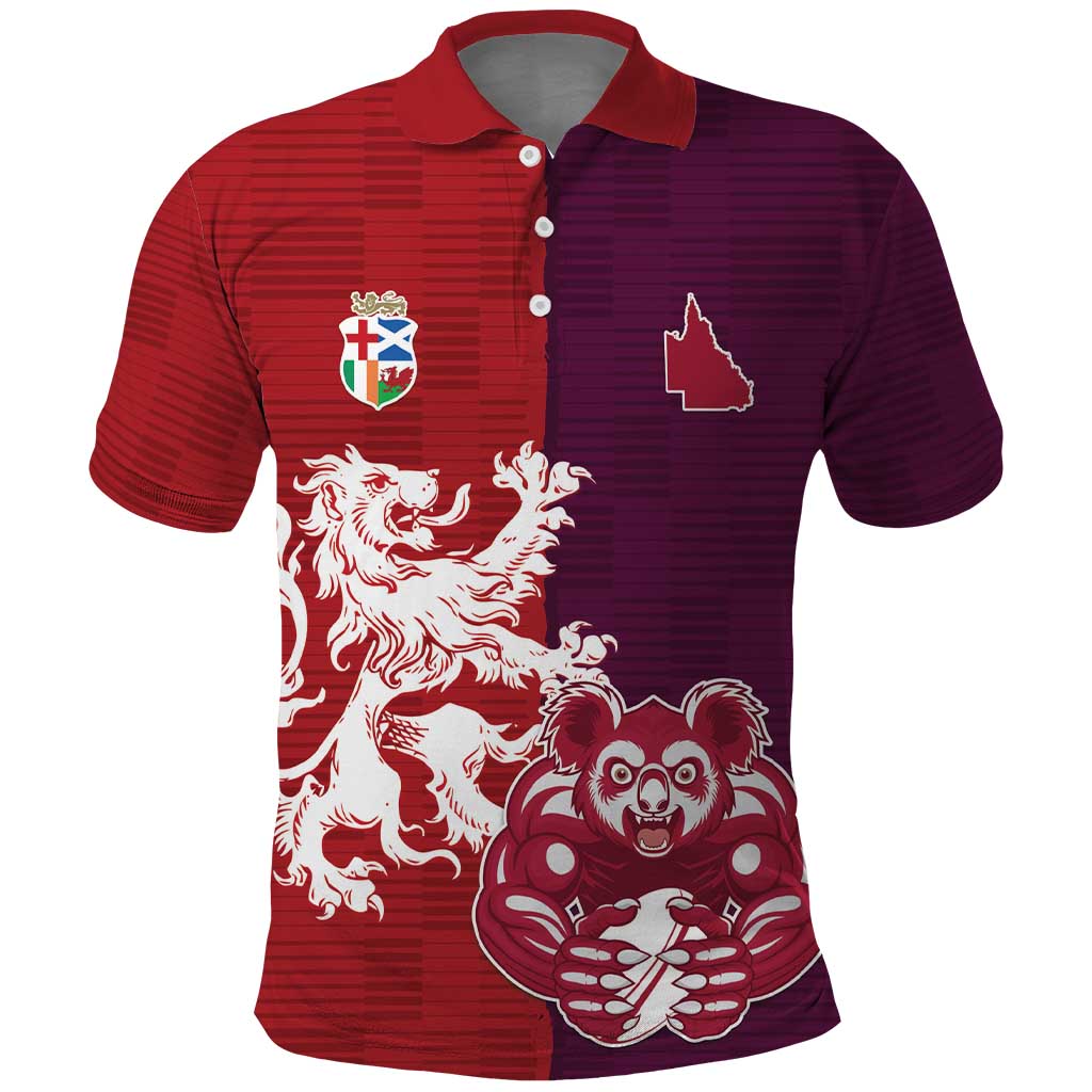 Custom British Lions Brumbies Polo Shirt Unique Style - Aussie Hoodie