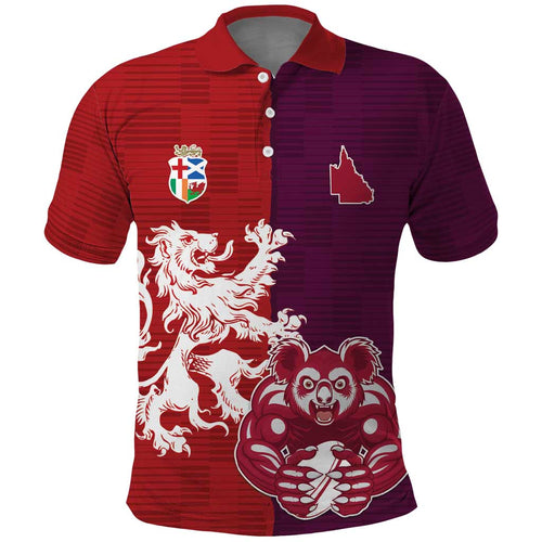 Custom British Lions Brumbies Polo Shirt Unique Style - Aussie Hoodie