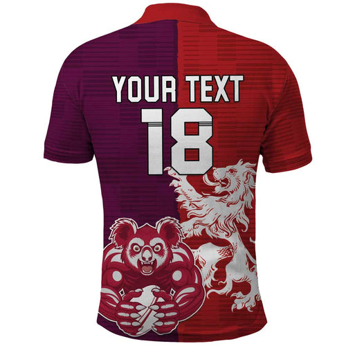 Custom British Lions Brumbies Polo Shirt Unique Style - Aussie Hoodie