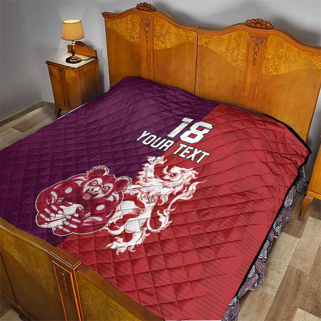 Custom British Lions Brumbies Quilt Unique Style - Aussie Hoodie