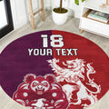 Custom British Lions Brumbies Round Carpet Unique Style - Aussie Hoodie