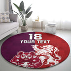Custom British Lions Brumbies Round Carpet Unique Style - Aussie Hoodie