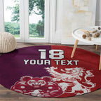 Custom British Lions Brumbies Round Carpet Unique Style - Aussie Hoodie