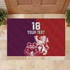 Custom British Lions Brumbies Rubber Doormat Unique Style - Aussie Hoodie