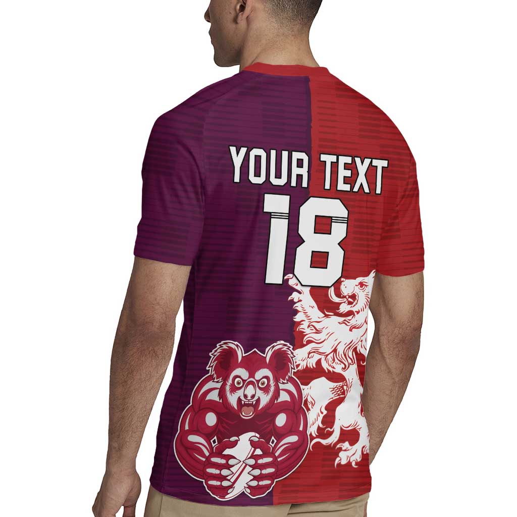 Custom British Lions Brumbies Rugby Jersey Unique Style - Aussie Hoodie