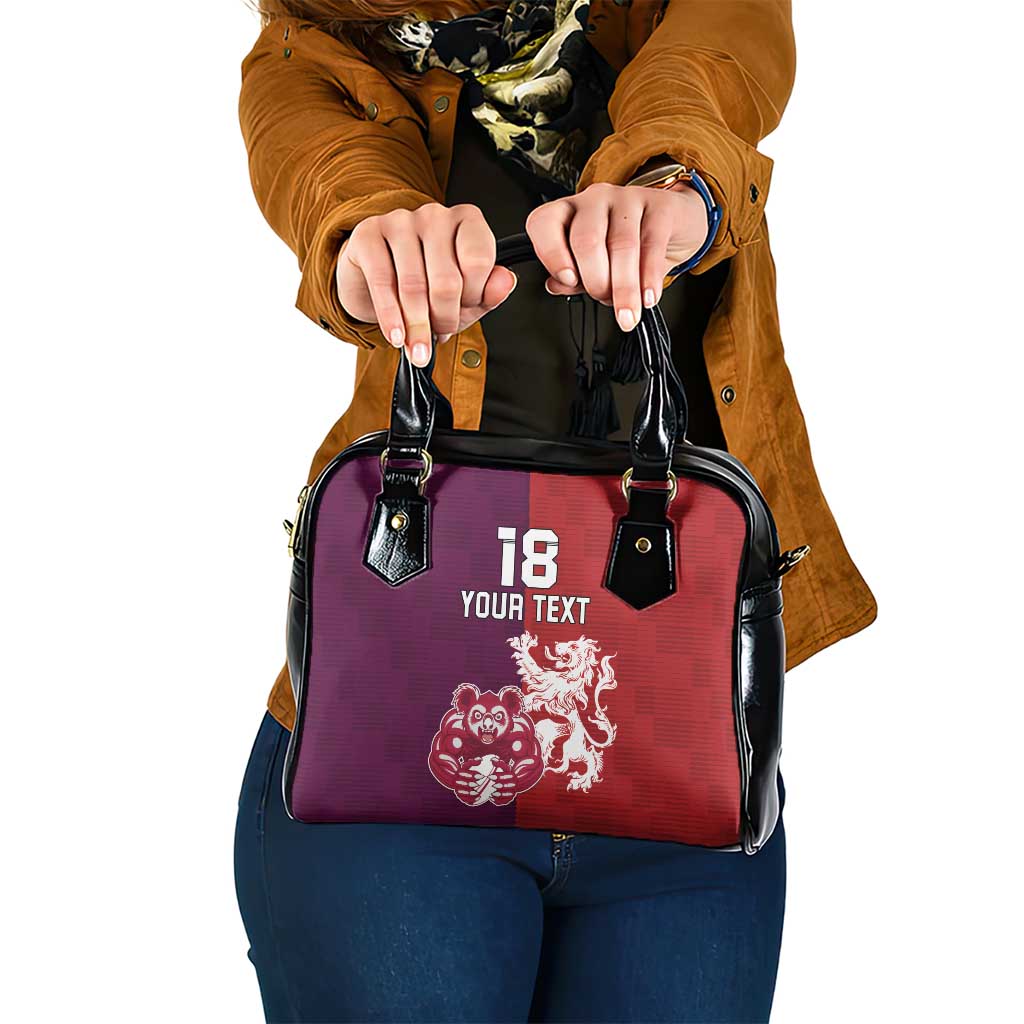 Custom British Lions Brumbies Shoulder Handbag Unique Style - Aussie Hoodie