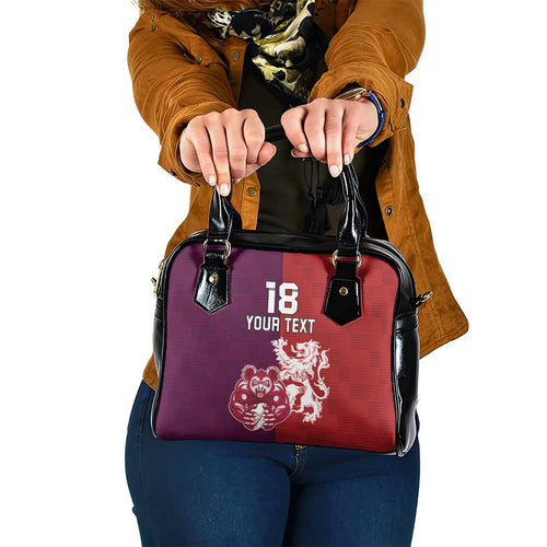 Custom British Lions Brumbies Shoulder Handbag Unique Style - Aussie Hoodie