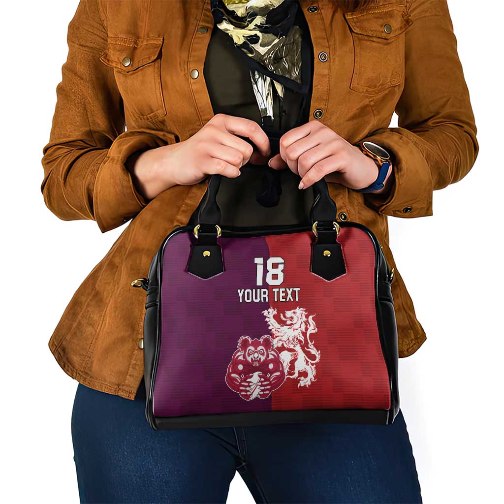 Custom British Lions Brumbies Shoulder Handbag Unique Style - Aussie Hoodie