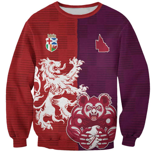 Custom British Lions Brumbies Sweatshirt Unique Style - Aussie Hoodie