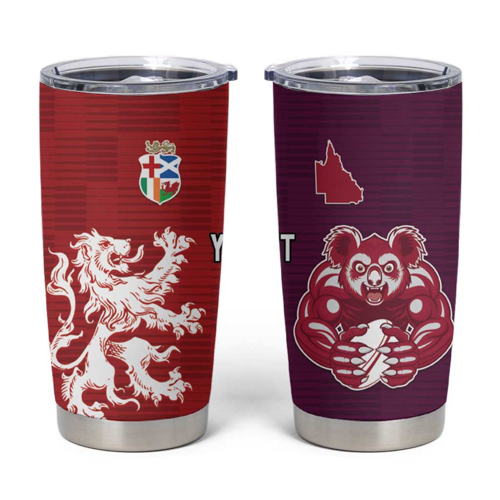 Custom British Lions Brumbies Tumbler Cup Unique Style - Aussie Hoodie