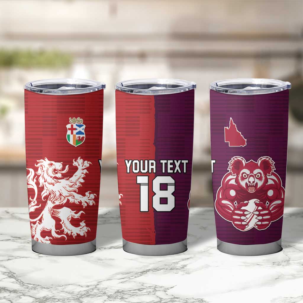Custom British Lions Brumbies Tumbler Cup Unique Style - Aussie Hoodie