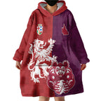 Custom British Lions Brumbies Wearable Blanket Hoodie Unique Style - Aussie Hoodie