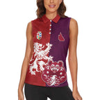 Custom British Lions Brumbies Women Sleeveless Polo Shirt Unique Style - Aussie Hoodie