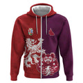 Custom British Lions Brumbies Zip Hoodie Unique Style - Aussie Hoodie