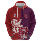 Custom British Lions Brumbies Zip Hoodie Unique Style - Aussie Hoodie