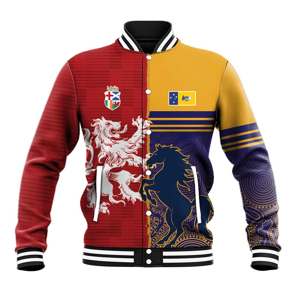 Custom British Lions Queensland Baseball Jacket Unique Style - Aussie Hoodie